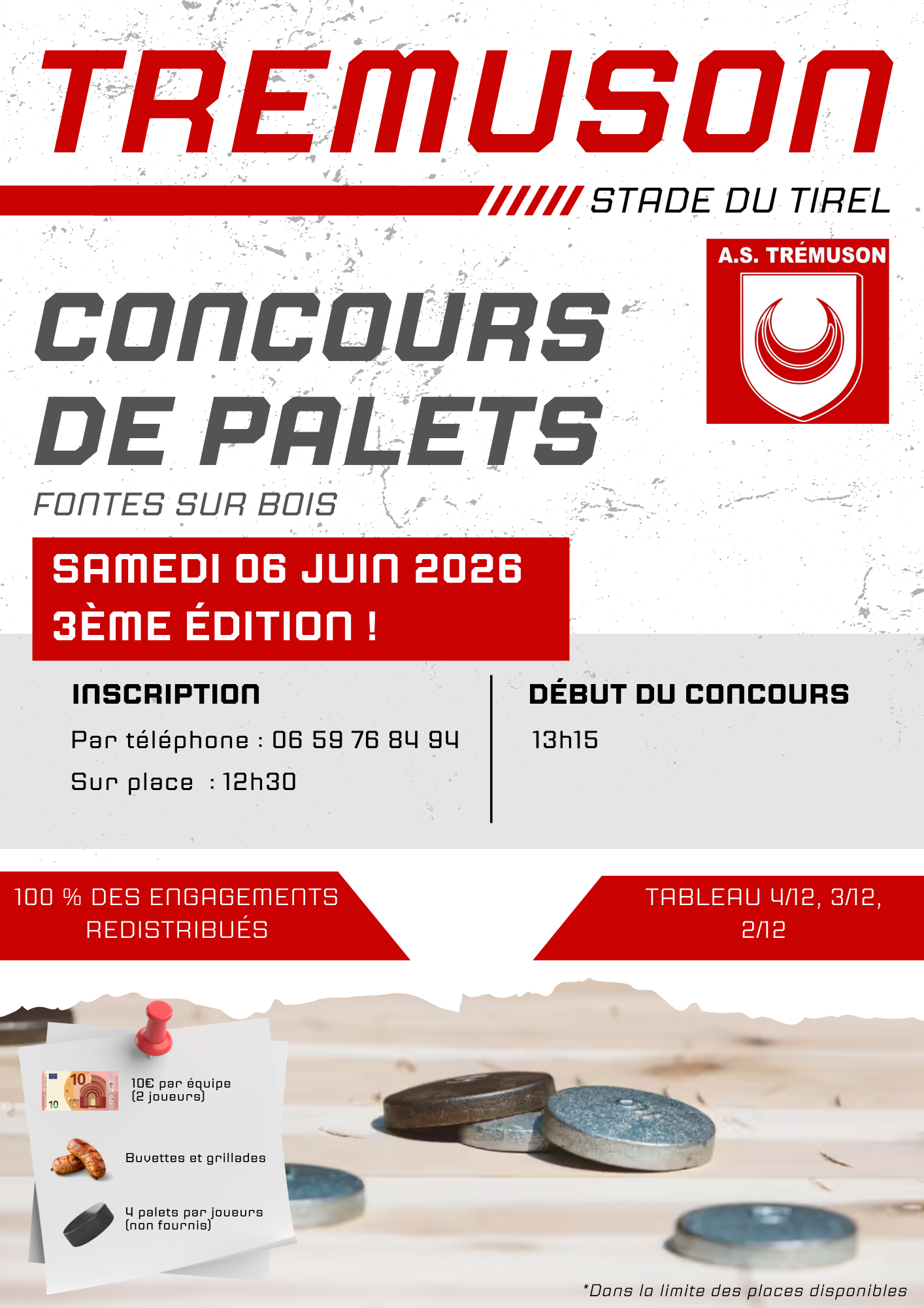 AST - Concours de palets